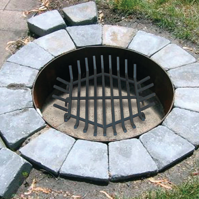 28 inch round fire pit grate